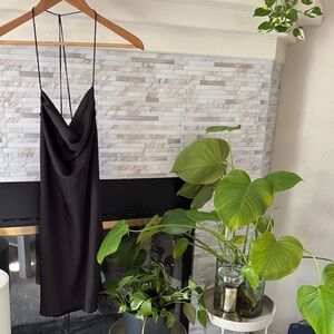 Elegant Black Slip Dress